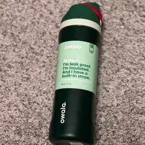 Starbucks Owala Green Insulated Water Bottle Holiday Edition 2025